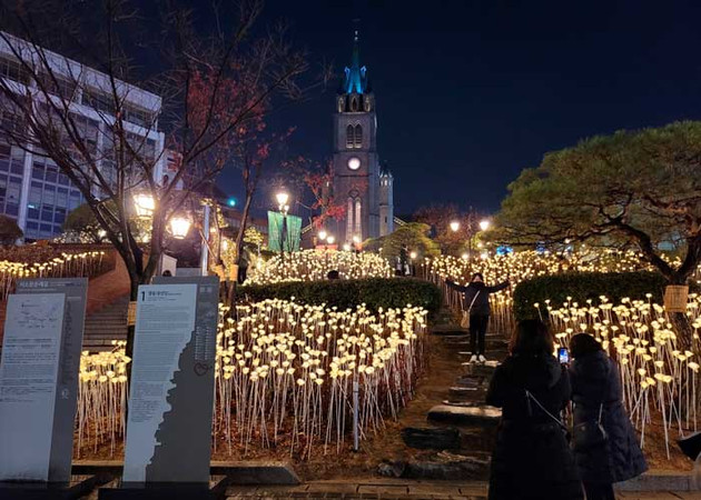 Рождество в Южной Корее история рождество корея мёндон собор