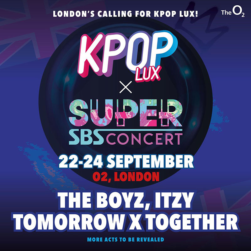 TXT, ITZY и THE BOYZ станут хедлайнерами KPOP LUX SBS в Лондоне