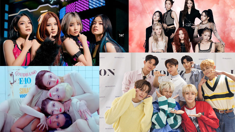 StarBe, BLACKSWAN, XG, HORI7ON, New:ID - k-pop группы без корейцев деб