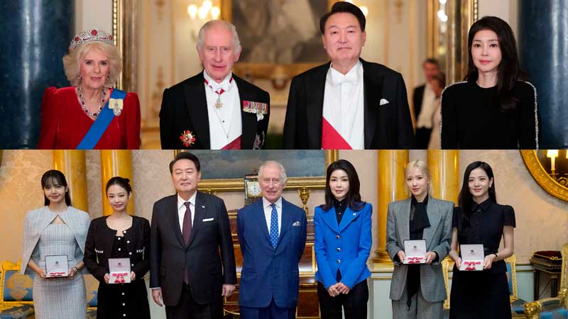 Корейская делегация посетила банкет в Букингемском дворце