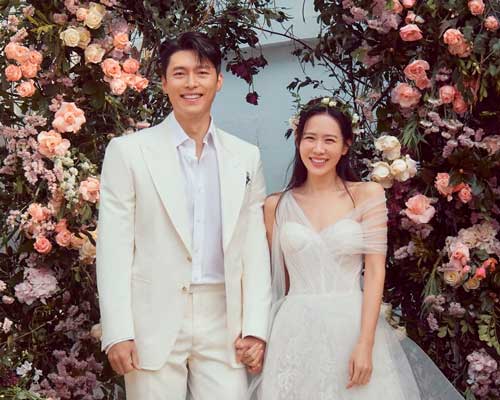 Свадебные фото Хён Бина и Сон Йе Чжин