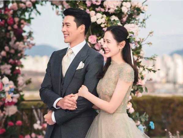 Хён Бин Hyun Bin Сон Йе Чжин Сон Е Джин Son Ye Jin свадьба фото