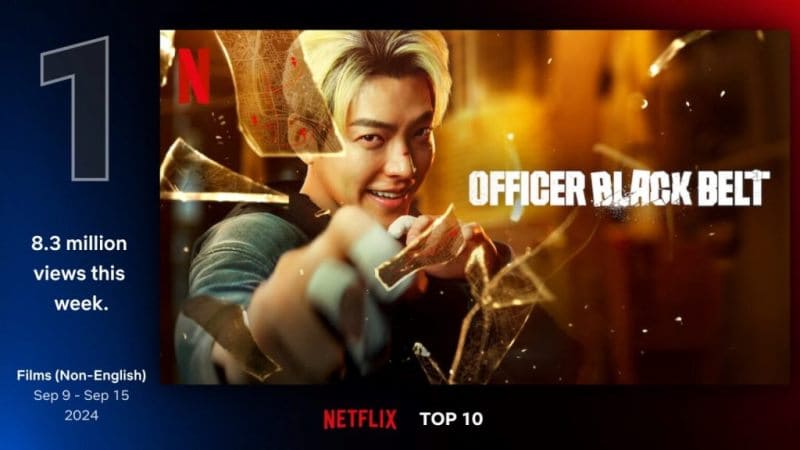 Фильм «Черный пояс офицера» возглавил рейтинг Netflix