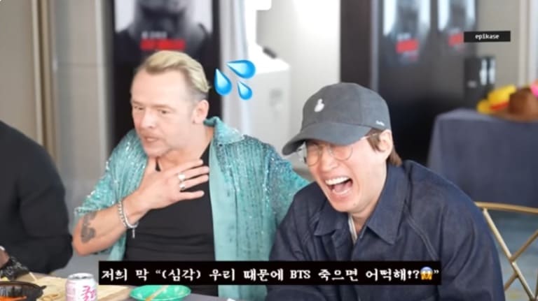 BTS Саймон Пегг Миссия невыполнима simon pegg mission impossible