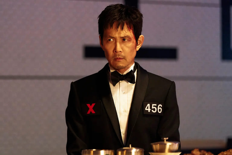 Squid Game final Gihun Lee Jung jae player 456 игрок Гихун Ли Чон Джэ