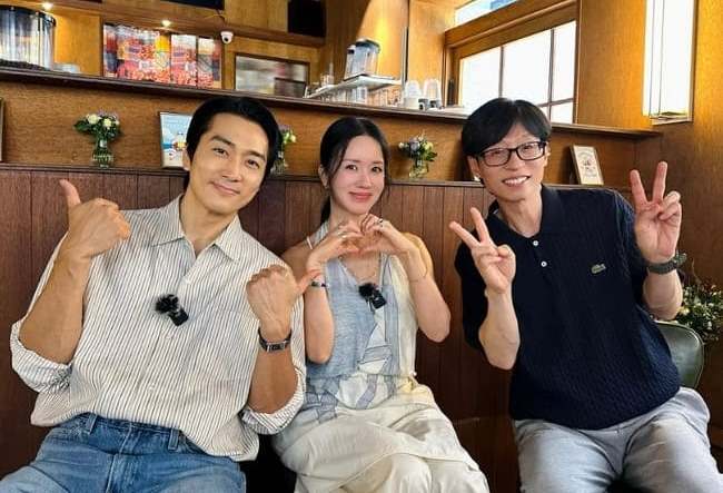 Сон Сын Хон Ю Джэ Сок Ом Чон Хва Song Seung Hun Yoo Jae Suk Eom Jeong
