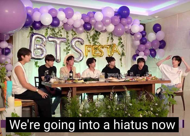 BTS Festa перерыв хиатус распад армия сольные проекты