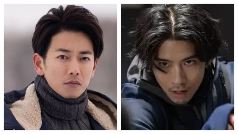 японские актёр Год Змеи Kaku Kento Satoh Takeru Каку Кэнто Сато Такэру