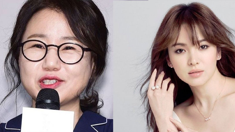 FanAsia - Сценарист Ким Ын Сук и Сон Хе Гё в сериале Netflix «Слава»