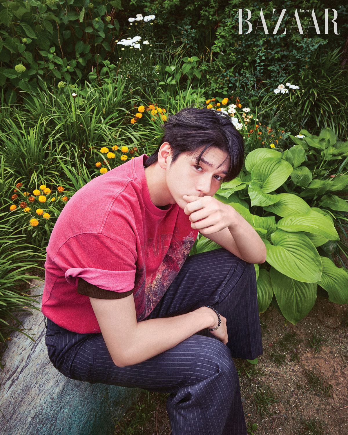 Ong Seong Wu Graces July Issue of Harper’s Bazaar Korea