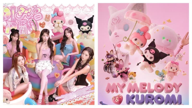 LE SSERAFIM 르세라핌 My Melody Kuromi Май Мелоди Куроми