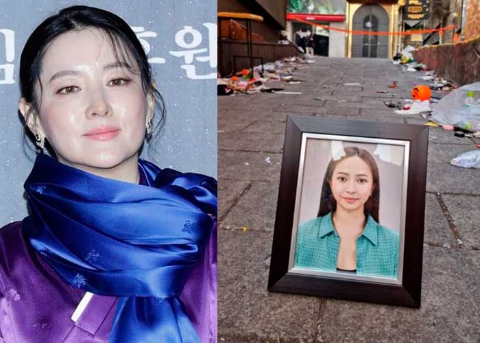 Ли Ён Э помогла российской семье жертвы давки в Итэвоне
